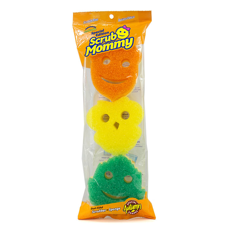 Scrub Mommy Fall Shaped Sponges and Scrubbers
